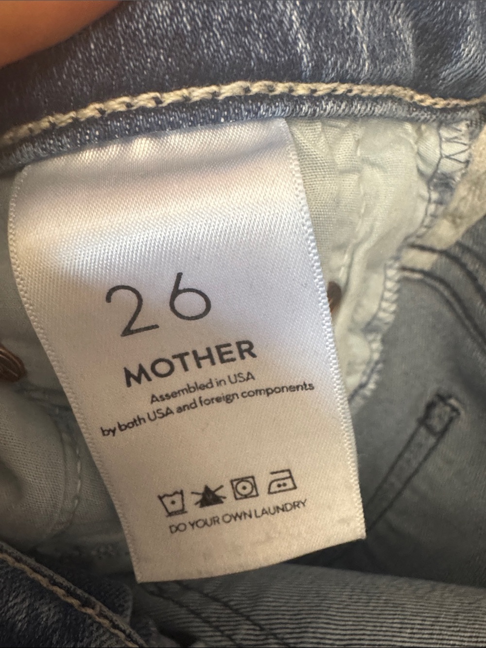 MOTHER the pixie insider ankle — Light Blue - Picture 3 of 16